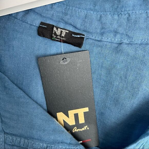 NT BY AMATI Blue Bottom shirt oversized One size - Picture 4 of 5